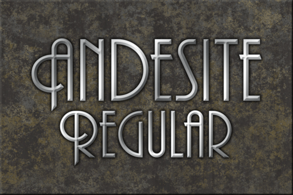 Andesite Font: Your Art Deco Secret for Handmade Labels & Invitations