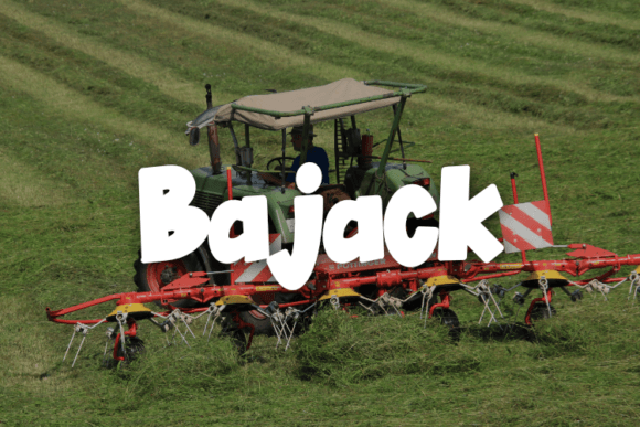 Bajack: A Bold, Unapologetic Display Font
