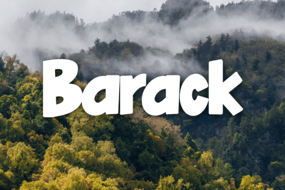Barack Font: A Display Typeface That Sells Your Handmade Goods