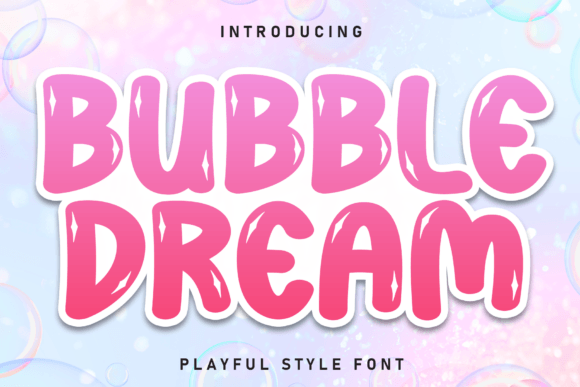 Bubble Dream: A Playful Display Font for Handmade Charm