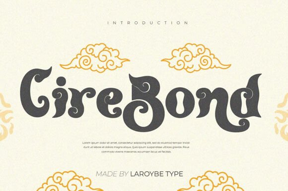 Cirebond: A Display Font with Cultural Depth