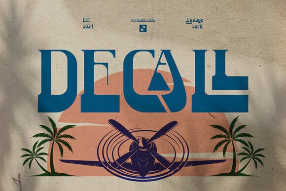 Decall: A Warm, Timeless Display Font for Editorial Calm