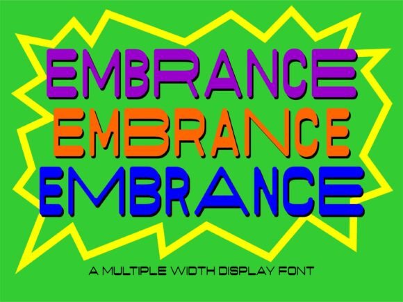 Embrance: A Modern Display Font That Elevates Digital Branding