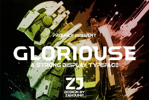 Gloriouse: A Display Font That Cuts Through the Feed