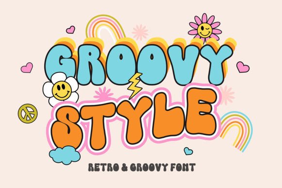Groovy Style: A Display Font That Feels Like Sunshine on Paper