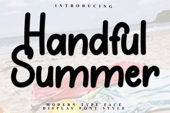 Handful Summer: A Warm, Playful Display Font for Handmade Creators
