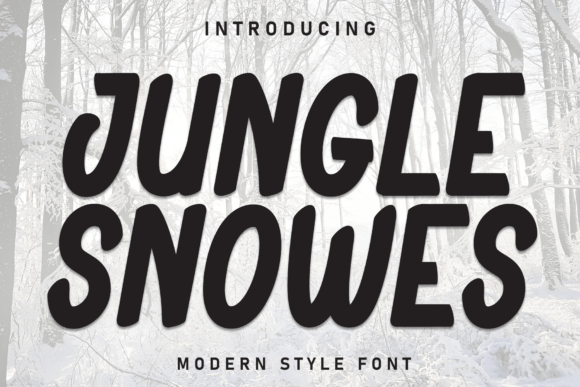 Jungle Snowes: A Bold Display Font for Lively Web Experiences