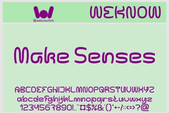 Make Senses: A Display Font That Speaks Before You Scroll