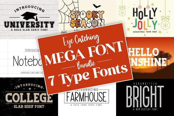 Mega Handmade Bundle: A Display Font That Feels Human
