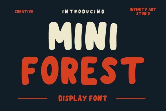 Mini Forest: A Display Font with Quiet Confidence