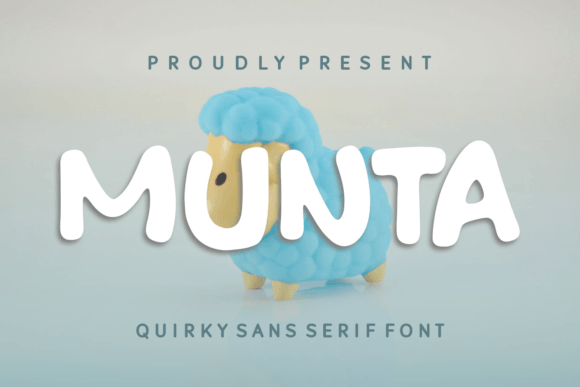 Munta: A Playful Display Font for Editorial Personality