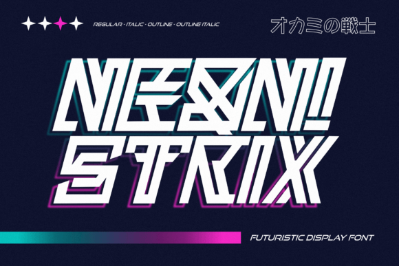 Neon Strix: A Futuristic Display Font That Elevates Your Brand
