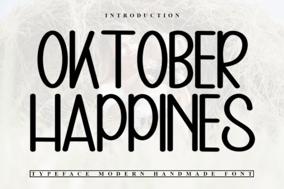 Oktober Happines: A Warm Handwritten Font for Crafters & Sellers