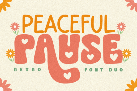 Peaceful Pause Duo: A Display Font That Makes Your Campaigns Feel Instantly Human