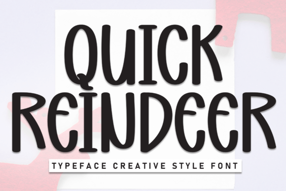 Quick Reindeer: A Handwritten Display Font for Warm, Inviting Editorial Design