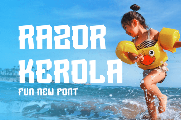 Razor Kerola: A Distinctive Display Font for Editorial Impact