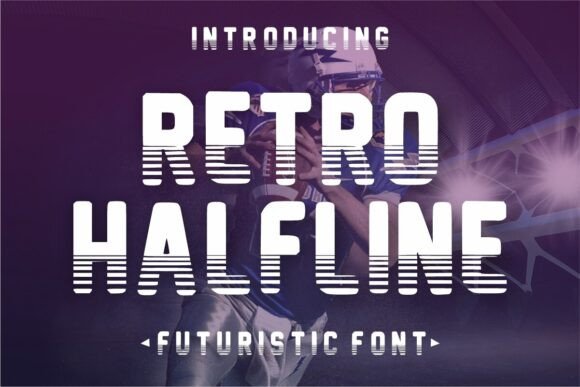 Retro Halfline: A Display Font That Makes Your Headlines Stick