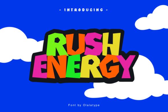 Rush Energy: A Display Font That Adds Spark to Digital Branding