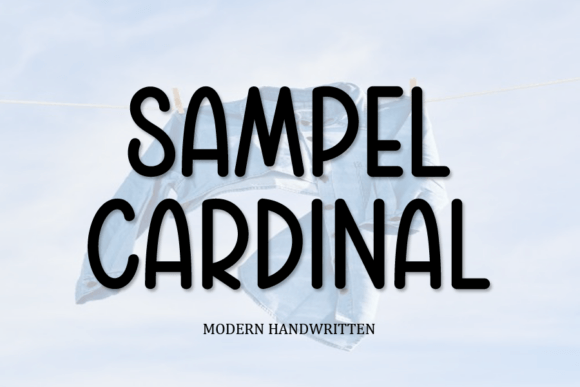 Sampel Cardinal: A Display Font That Makes Your Brand Shine