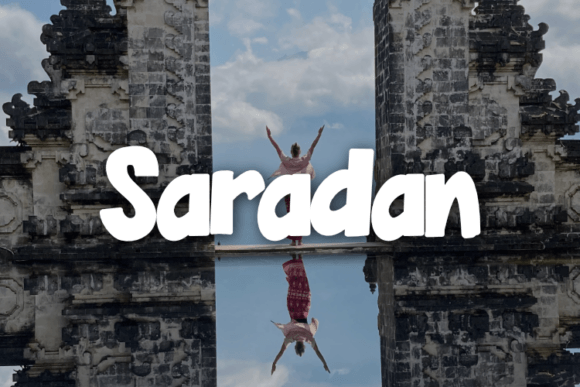 Saradan: A Display Font That Makes Your Campaigns Instantly Clear