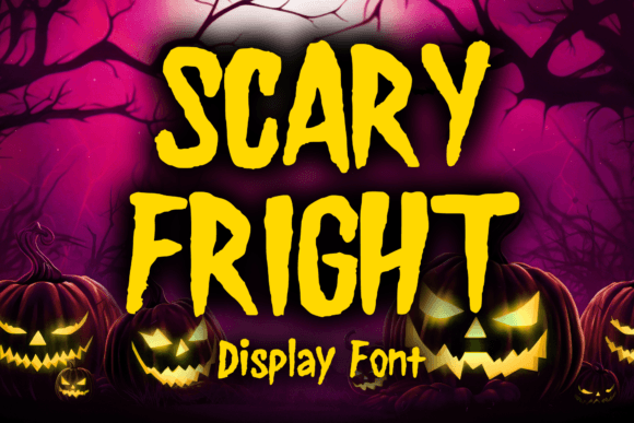 Scary Fright: A Display Font That Gives Your Brand Instant Horror Charm