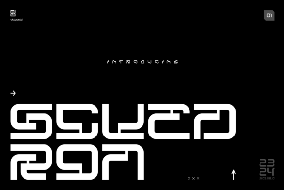 Scuedron: A Futuristic Display Font That Elevates Digital Branding