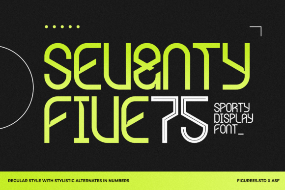 Seventy Five: A Bold Display Font for Confident Digital Brands