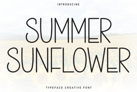 Summer Sunflower: A Handwritten Display Font That Feels Like Sunshine