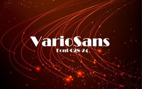 Vario Sans: A Display Typeface for Editorial Impact