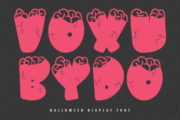 Voxubydo: A Playful Halloween Display Font for Makers