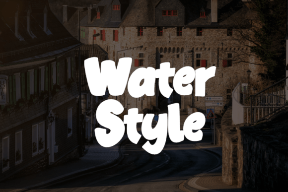 Water Style Font: A Fluid, Professional Touch for Your Brand