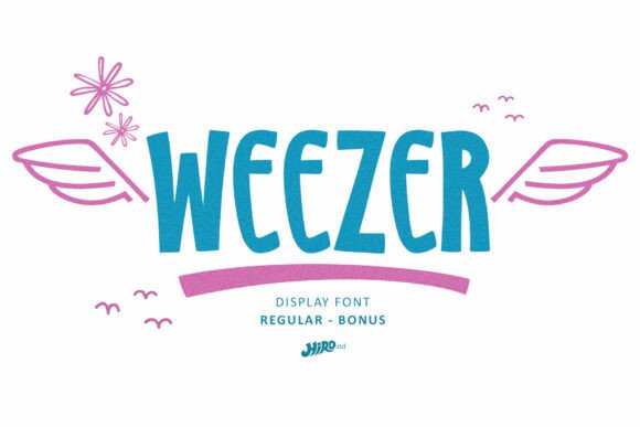 Weezer: A Display Font That Feels Like a Deep Breath