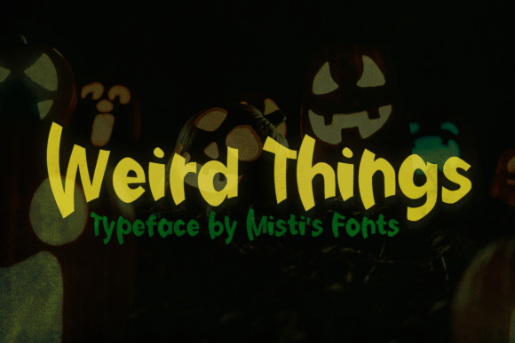 Weird Things: A Playful Display Typeface for Editorial Personality